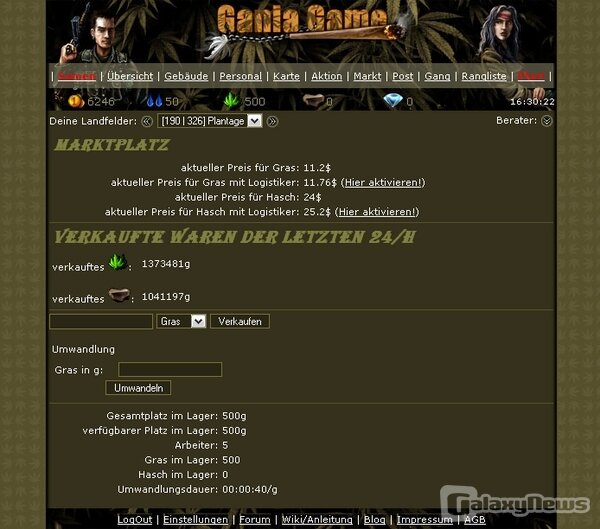 Screenshot GanjaGame