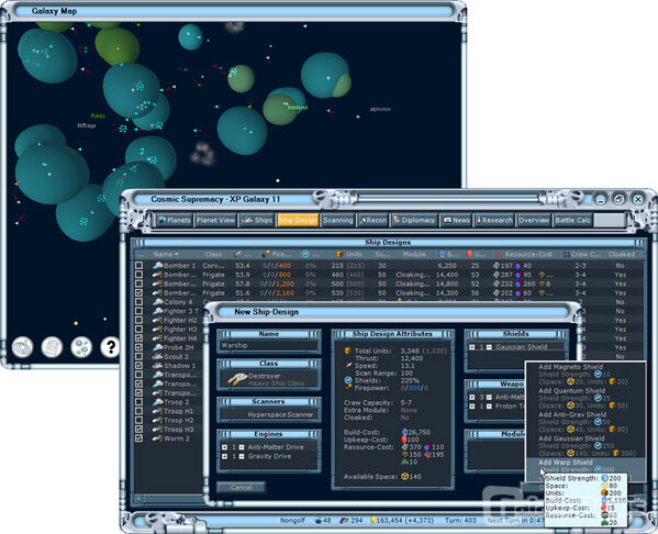 Screenshot Cosmic Supremacy