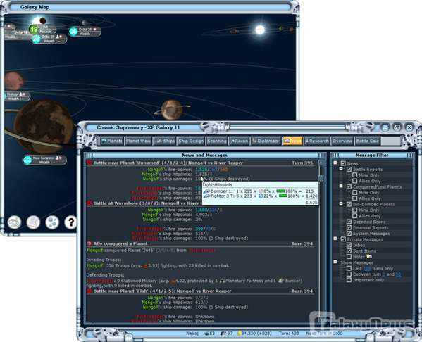 Screenshot Cosmic Supremacy