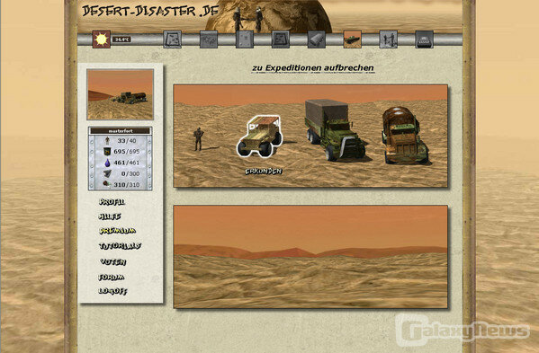 Screenshot desert-disaster.de