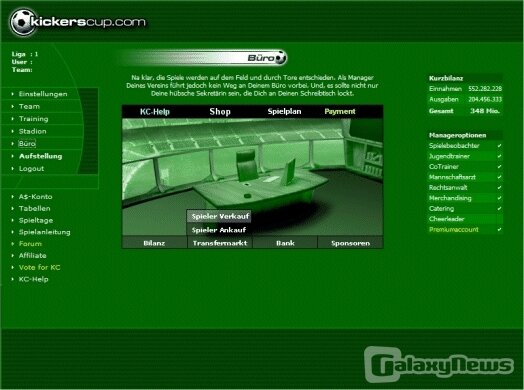 Screenshot Kickerscup