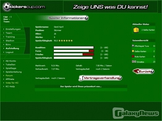 Screenshot Kickerscup