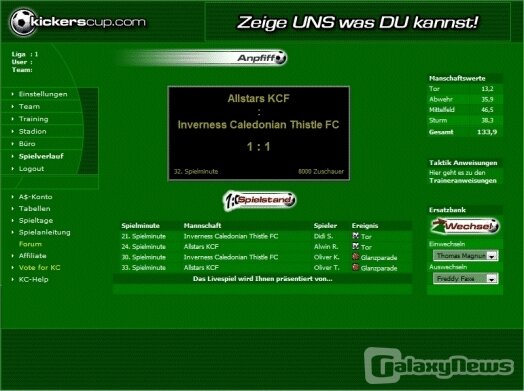 Screenshot Kickerscup
