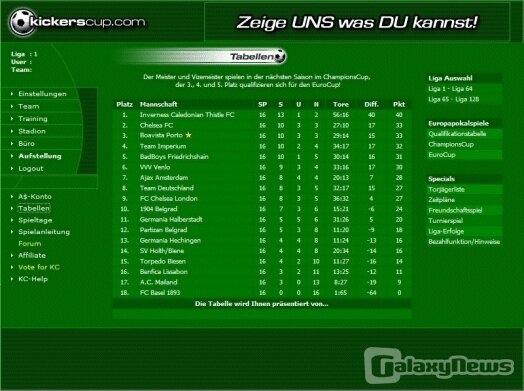 Screenshot Kickerscup