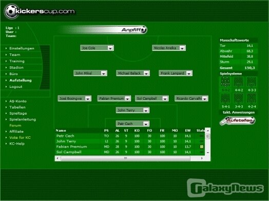 Screenshot Kickerscup