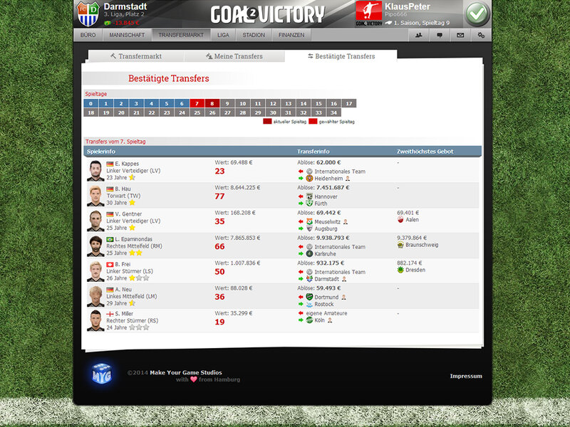 Screenshot Goal2Victory