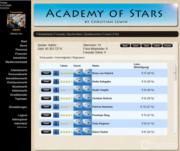Screenshot Academy Of Stars