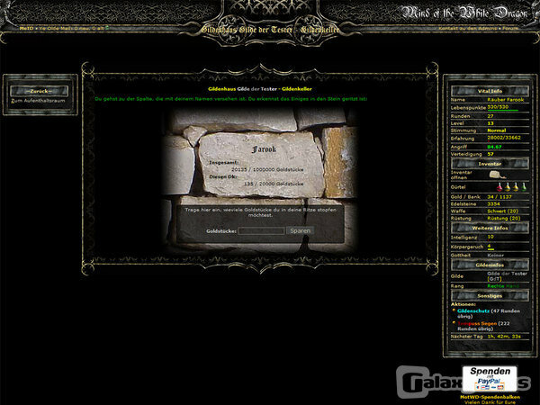 Screenshot Mind of the White Dragon