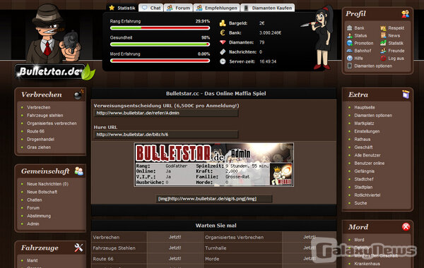 Screenshot Bulletstar