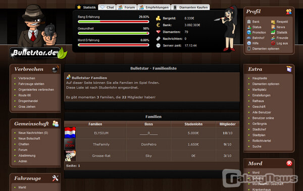 Screenshot Bulletstar