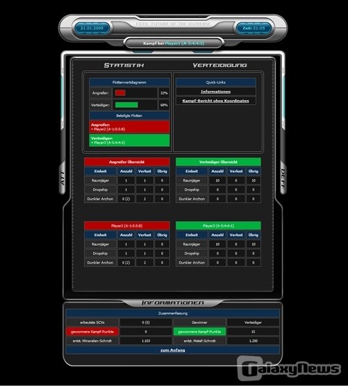 Screenshot Future of the Universe