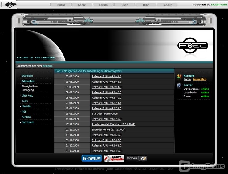 Screenshot Future of the Universe