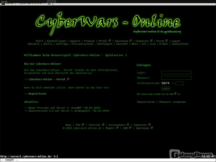 Screenshot CyberWars-Online