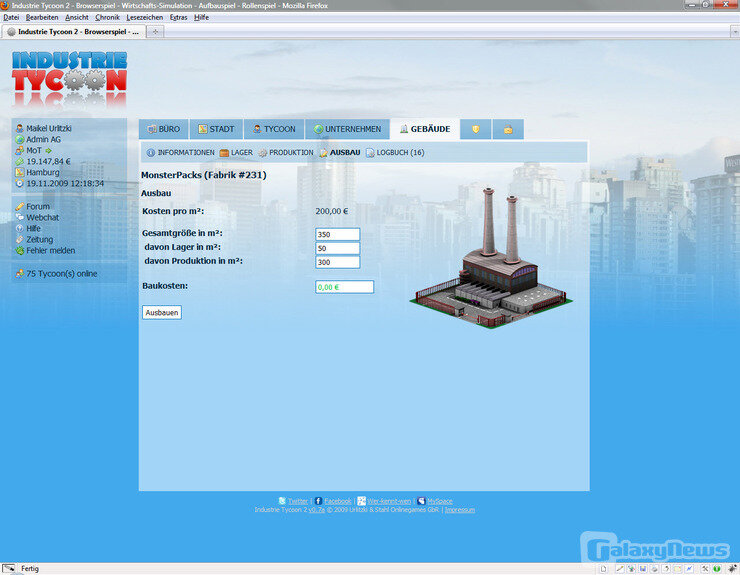 Screenshot Industrie Tycoon 2