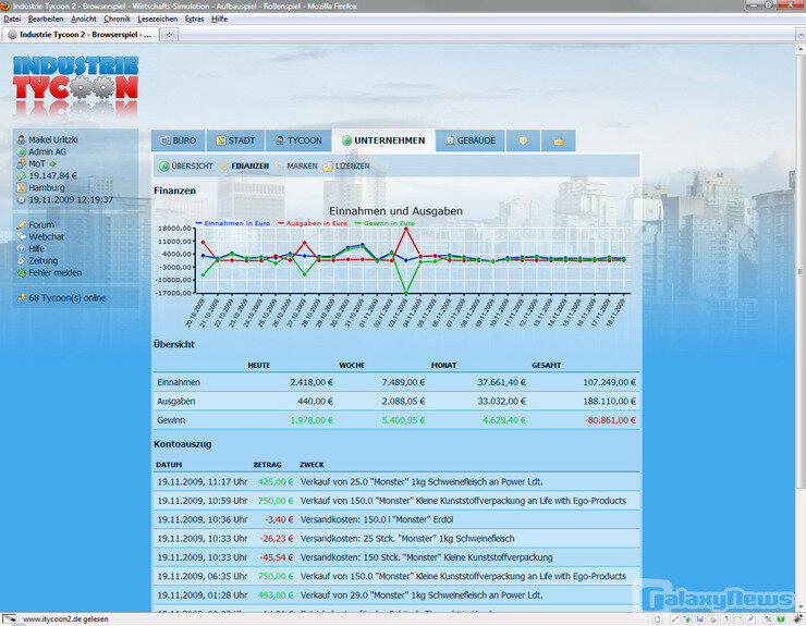Screenshot Industrie Tycoon 2