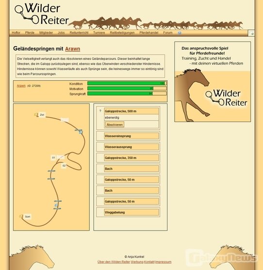 Screenshot Wilder Reiter