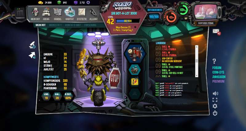 Screenshot ROBOMANIAC