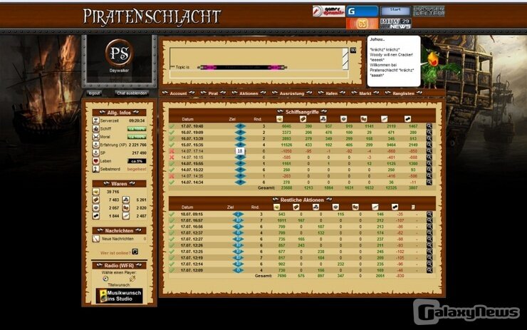 Screenshot Piratenschlacht