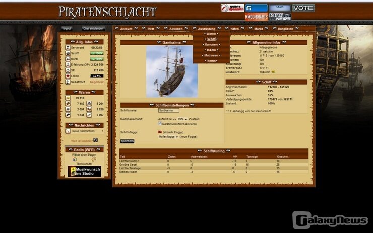Screenshot Piratenschlacht