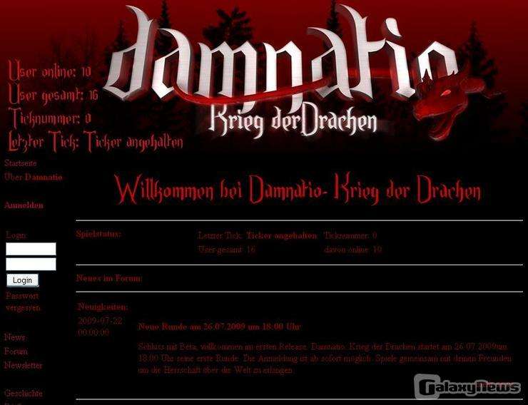 Screenshot Damnatio: Krieg der Drachen