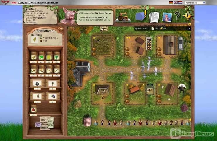 Screenshot MyFreeFarm