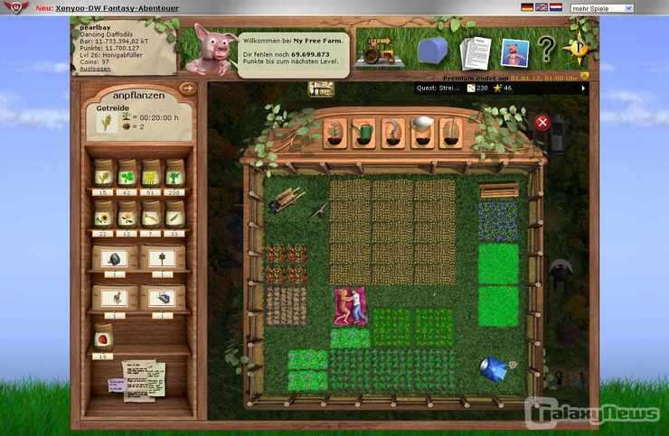 Screenshot MyFreeFarm