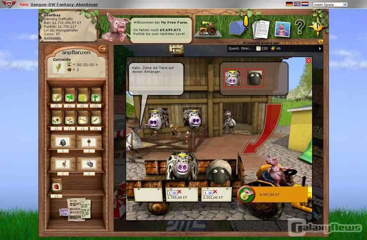 Screenshot MyFreeFarm