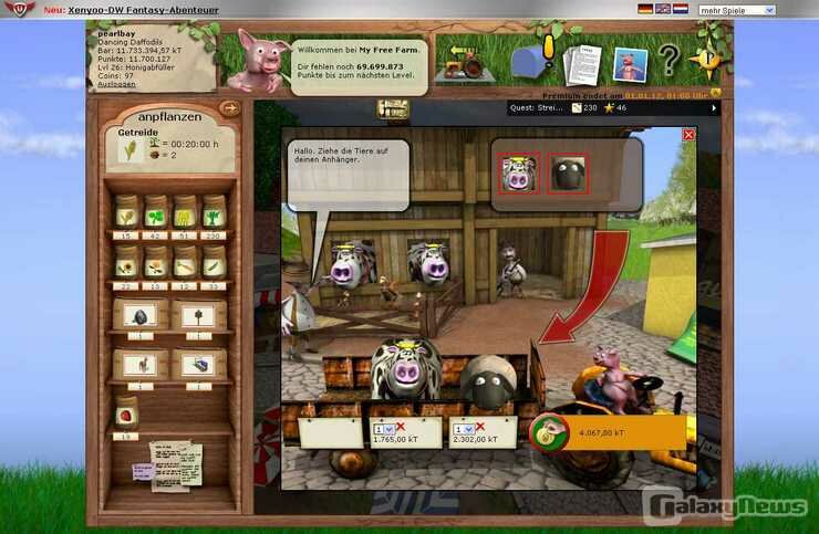 Screenshot MyFreeFarm