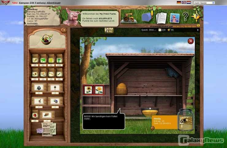 Screenshot MyFreeFarm