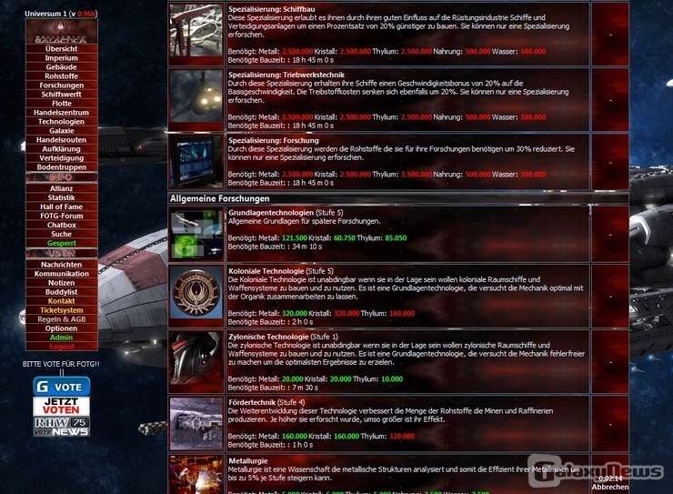 Screenshot Fall of the Gods