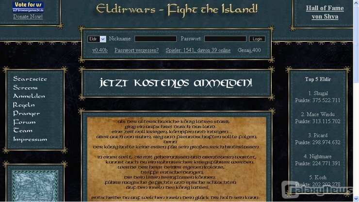 Screenshot Eldirwars