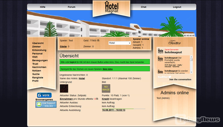 Screenshot Hotelmagnat