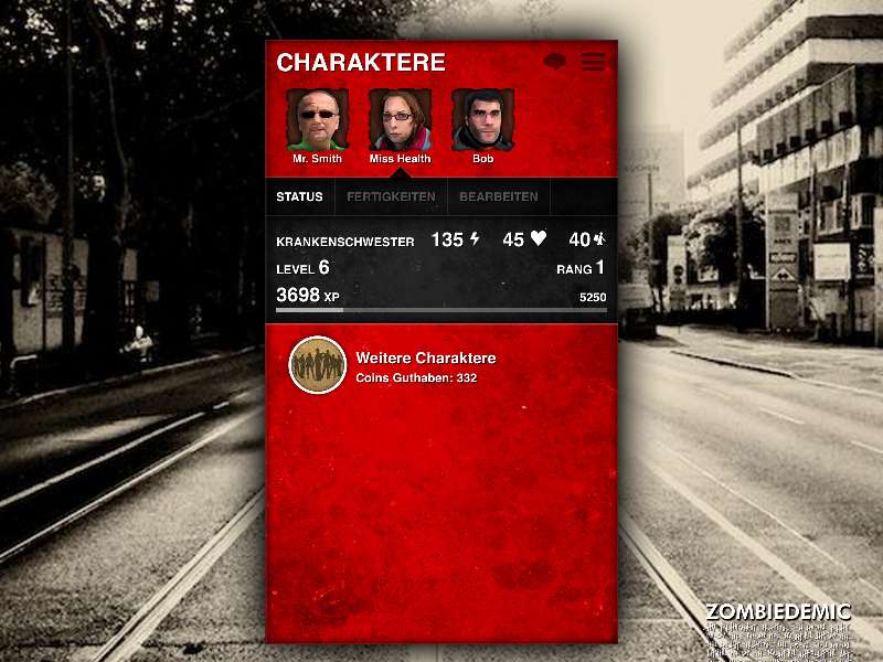 Screenshot ZOMBIEDEMIC- Das Zombie Browsergame