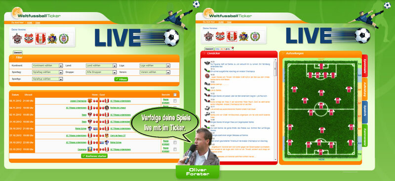 Screenshot Weltfussballmanager