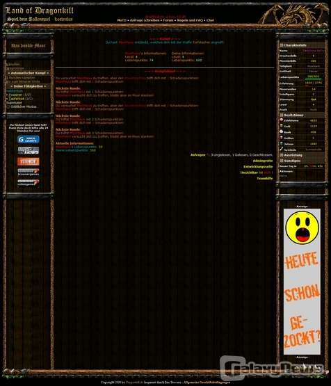 Screenshot Land of Dragonkill