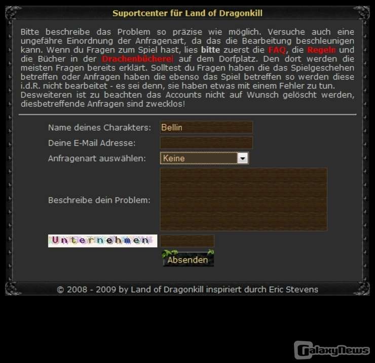 Screenshot Land of Dragonkill