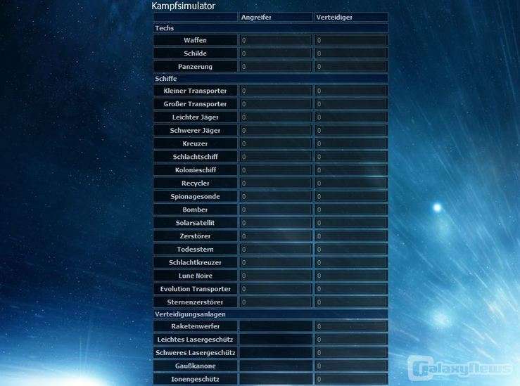 Screenshot Space-Galaxy