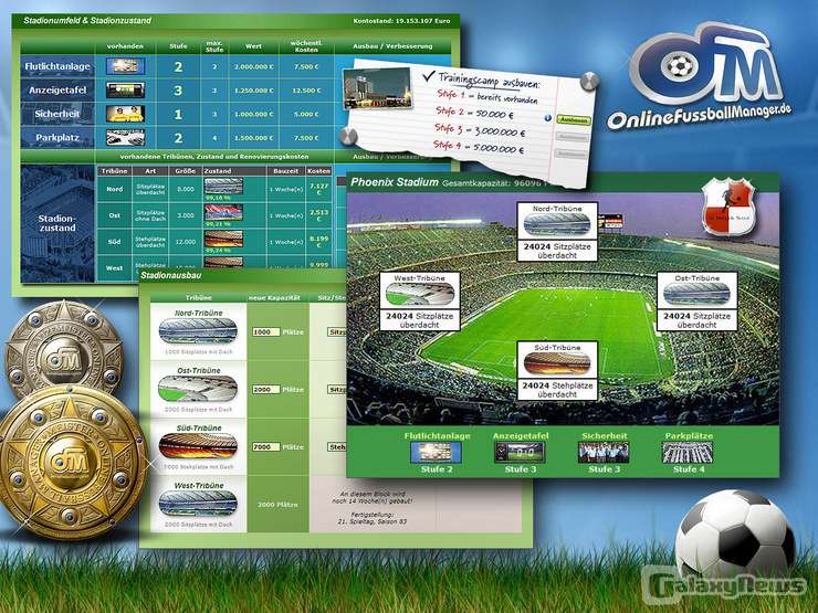 Screenshot OFM OnlineFussballManager