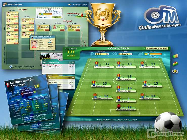 Screenshot OFM OnlineFussballManager