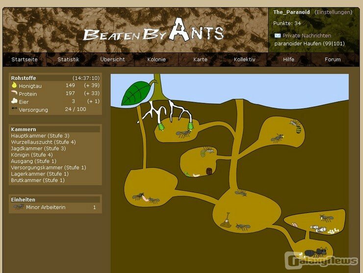 Screenshot BeatenByAnts