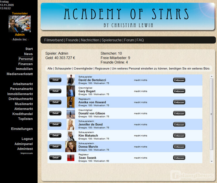 Screenshot Academy Of Stars