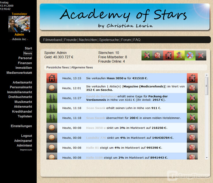Screenshot Academy Of Stars
