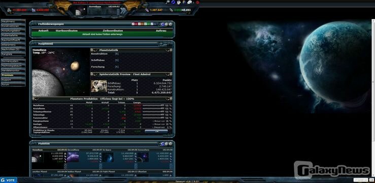 Screenshot GalaxyTrek