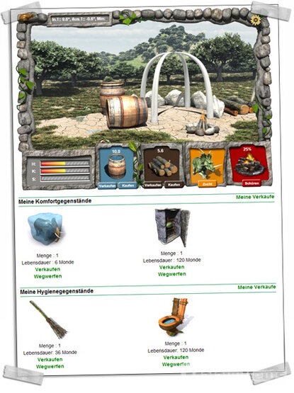 Screenshot Spiel das Leben