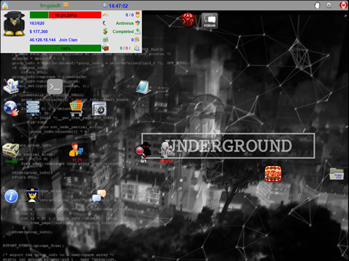 Screenshot Hacker Underground