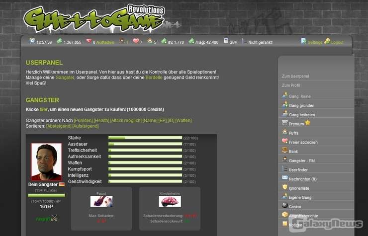 Screenshot GhettoGame Revolutions