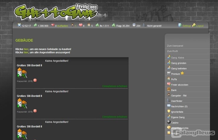 Screenshot GhettoGame Revolutions