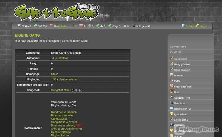 Screenshot GhettoGame Revolutions