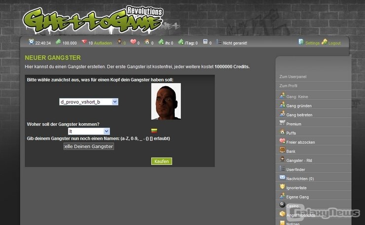 Screenshot GhettoGame Revolutions