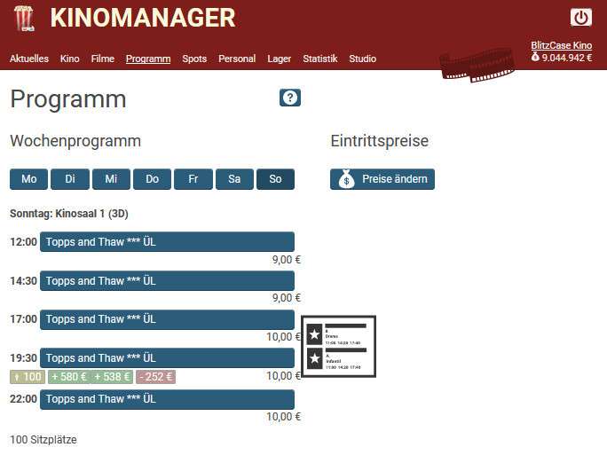 Screenshot Kinomanager